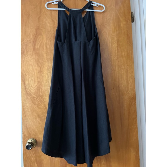 Banana Republic Linen Black Dress - Picture 2 of 6